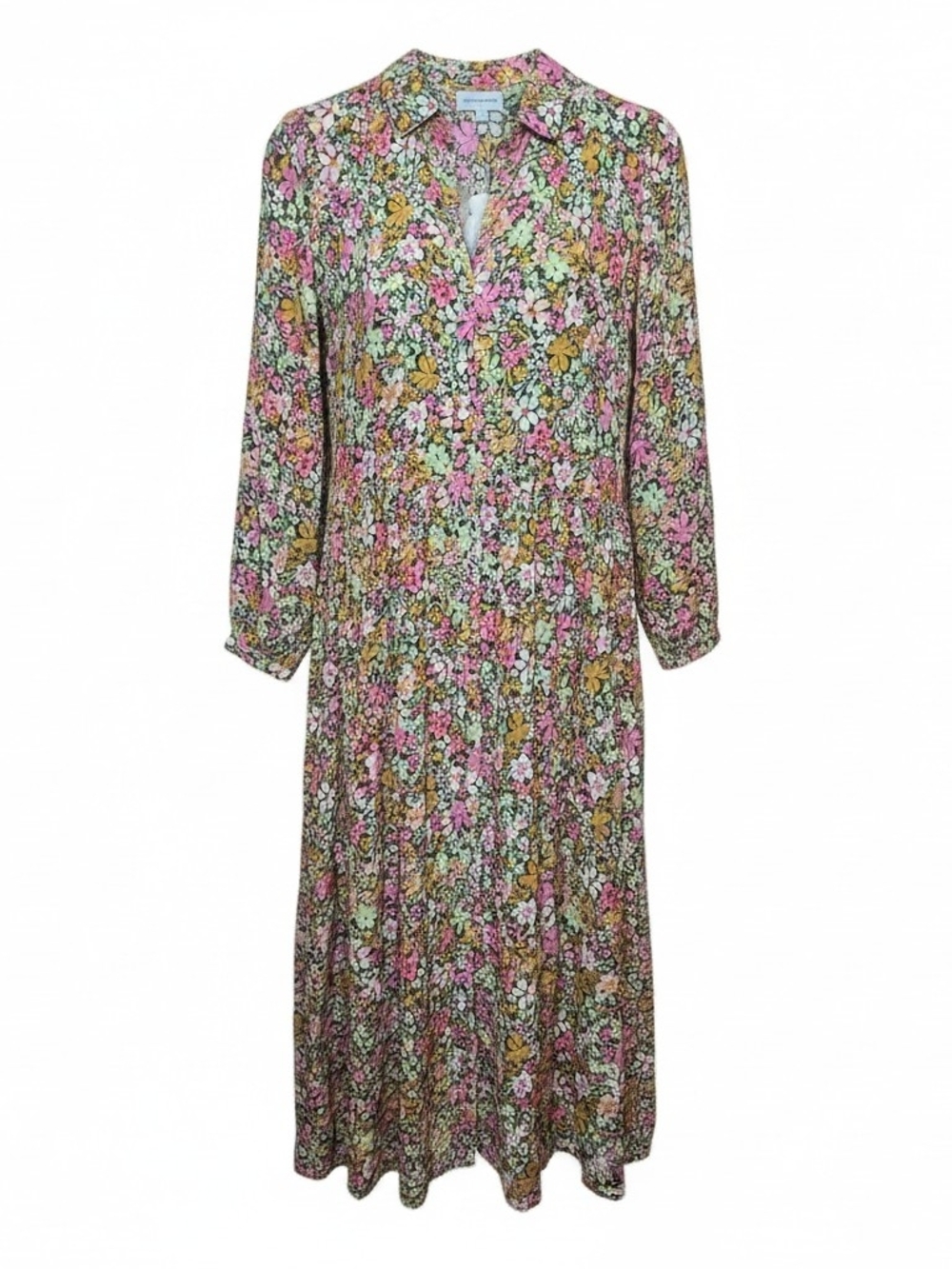 LOST + WANDER | NWT Boho Chic Paradise Valley Floral Button Front Midi Dress | S